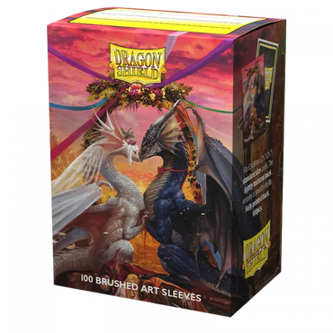 Sleeves - Dragon Shield - Box 100 - Brushed Art - Valentine Dragons 2023