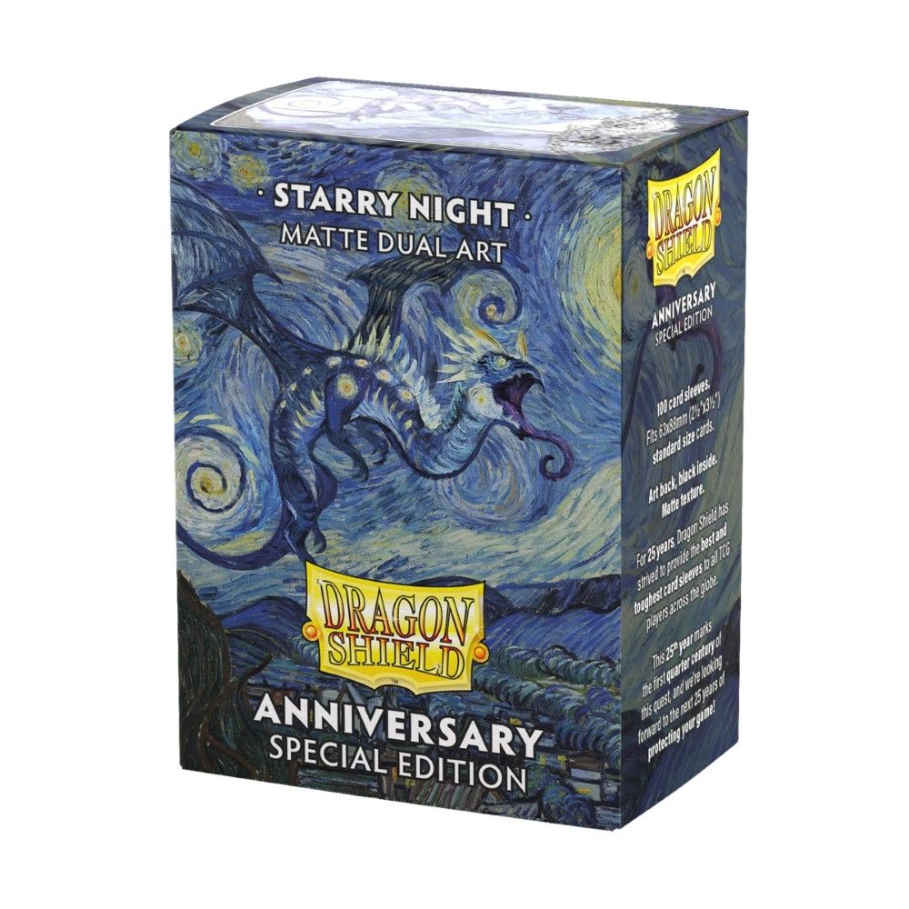 Dragon Shield: Sleeves – Matte Dual Art – Anniversary Special Edition: Starry Night PRE-ORDER ETA TBA