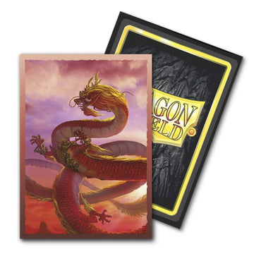 Dragon Shield: Japanese Size Sleeves – Matte Dual Art – Chinese New Year: Year of the Wood Dragon