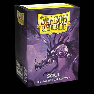 Sleeves - Dragon Shield - Box 100 - Standard Size Dual Matte Metallic Purple (Soul)