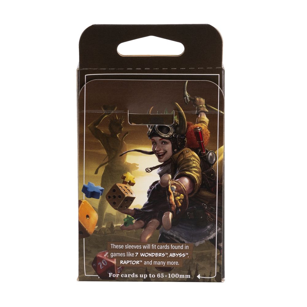 Board Game Sleeves - Dragon Shield - 100 Clear Non-Glare - Extra Large