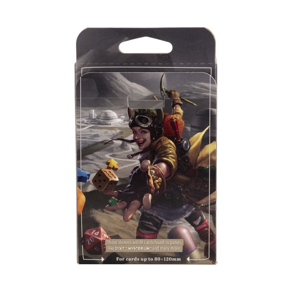 Board Game Sleeves - Dragon Shield - 100 Clear Non-Glare - Oversize