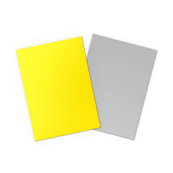 Dragon Shield: Sleeves – Matte Dual – Yellow & Silver