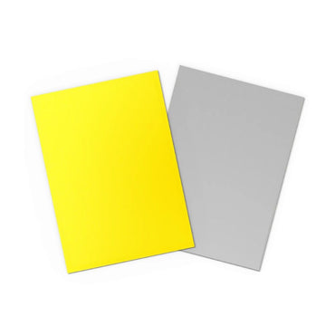 Dragon Shield: Sleeves – Matte Dual – Yellow & Silver
