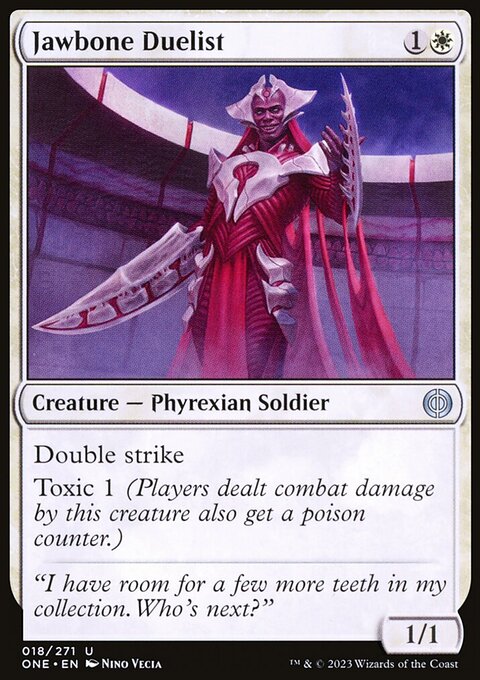 Jawbone Duelist [Phyrexia: All Will Be One]