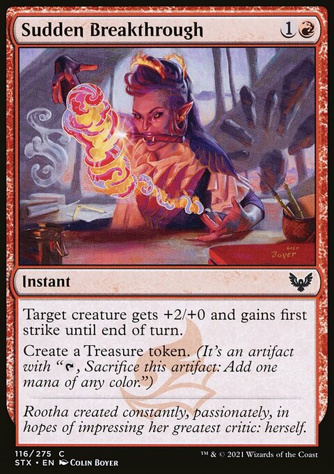 Sudden Breakthrough [Strixhaven: School of Mages]