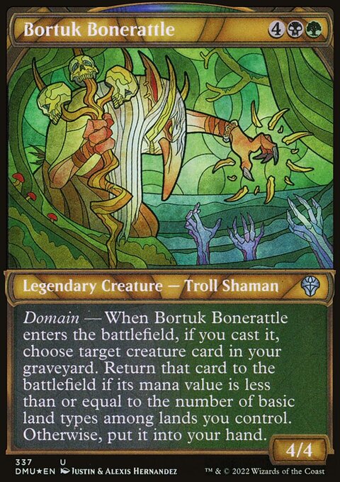 Bortuk Bonerattle (Showcase Textured) [Dominaria United]