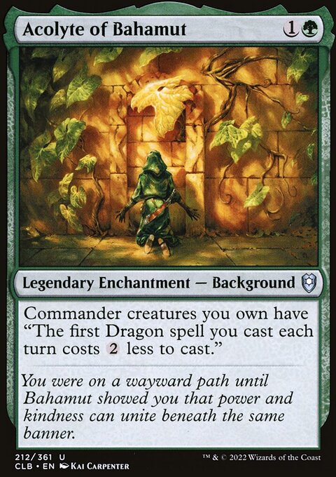 Acolyte of Bahamut [Commander Legends: Battle for Baldur's Gate]