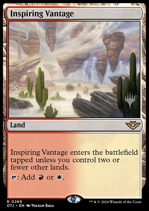 Inspiring Vantage (Promo Pack) [Outlaws of Thunder Junction Promos]