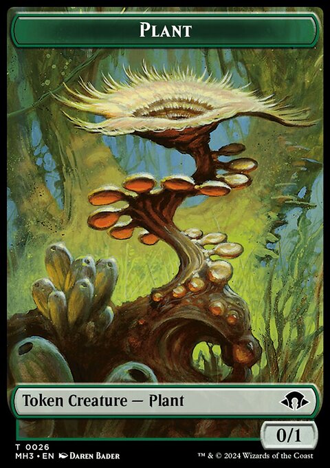 Plant // Energy Reserve Double-Sided Token [Modern Horizons 3 Tokens]