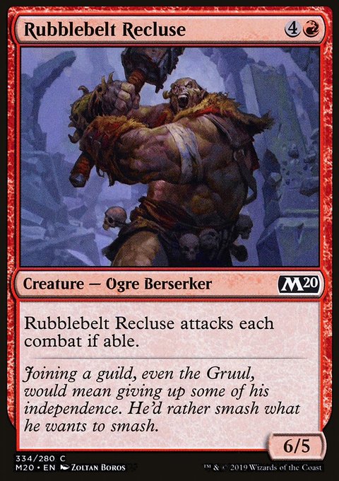 Rubblebelt Recluse [Core Set 2020]