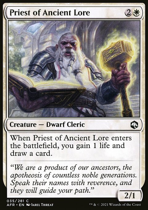 Priest of Ancient Lore [Dungeons & Dragons: Adventures in the Forgotten Realms]