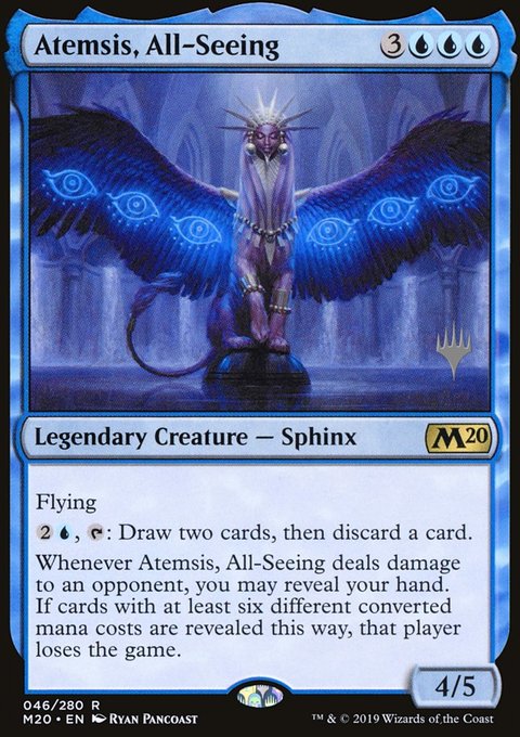 Atemsis, All-Seeing [Core Set 2020 Prerelease Promos]