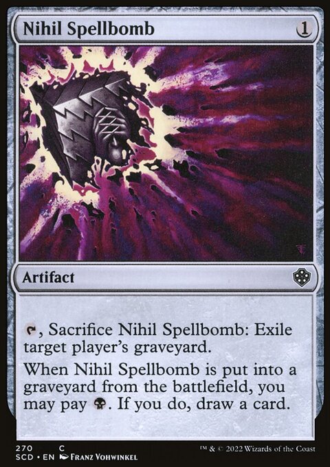 Nihil Spellbomb [Starter Commander Decks]