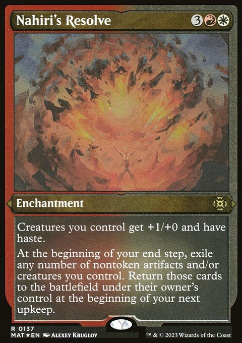 Nahiri's Resolve (Foil Etched) [March of the Machine: The Aftermath]