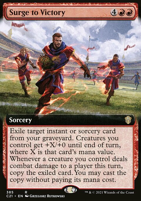 Surge to Victory (Extended Art) [Commander 2021]