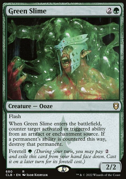 Green Slime [Commander Legends: Battle for Baldur's Gate]