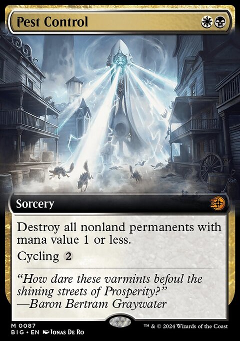 Pest Control (Extended Art) [Outlaws of Thunder Junction: The Big Score]