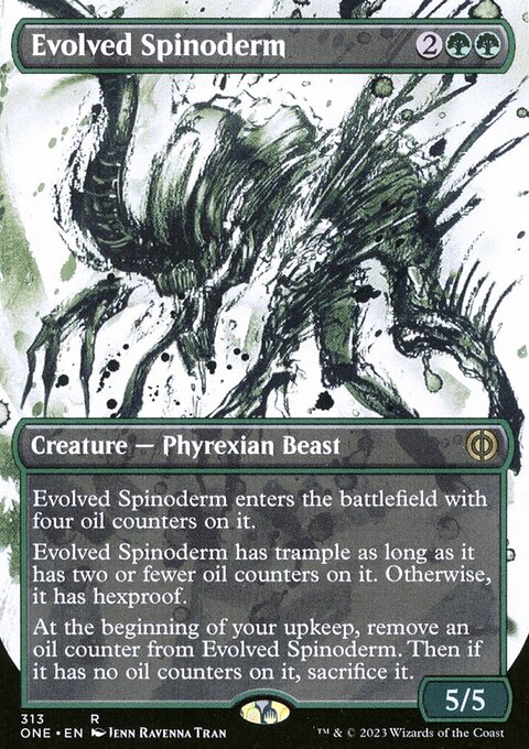 Evolved Spinoderm (Borderless Ichor) [Phyrexia: All Will Be One]