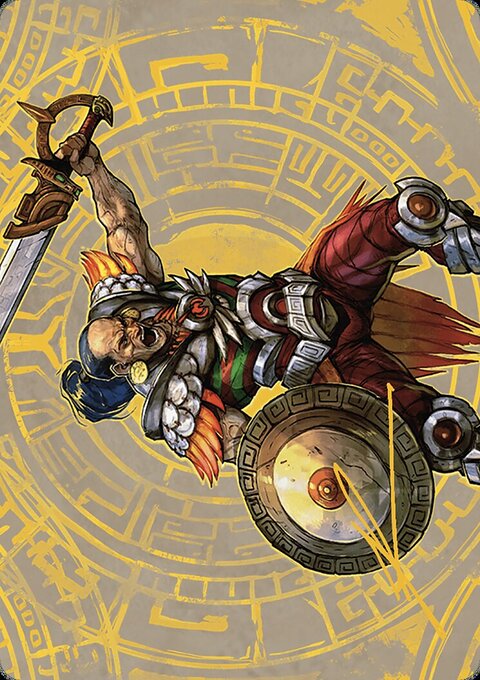 Inti, Seneschal of the Sun Art Card (Gold-Stamped Signature) [The Lost Caverns of Ixalan Art Series]