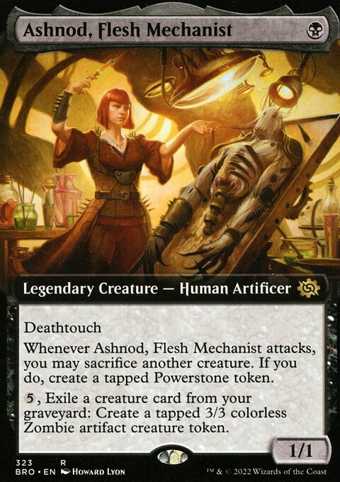 Ashnod, Flesh Mechanist (Extended Art) [The Brothers' War]