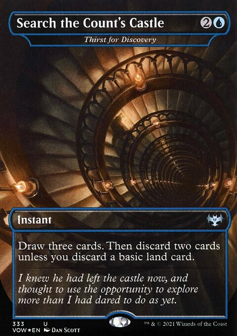 Thirst for Discovery - Search the Count's Castle [Innistrad: Crimson Vow]