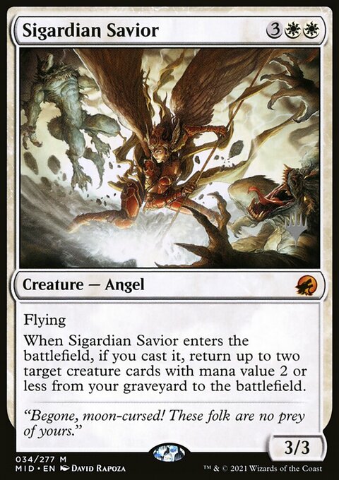 Sigardian Savior (Promo Pack) [Innistrad: Midnight Hunt Promos]