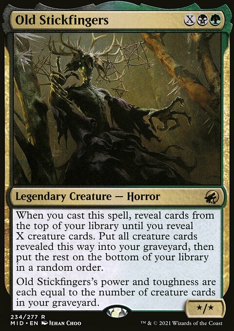 Old Stickfingers [Innistrad: Midnight Hunt]