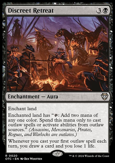 Discreet Retreat [Outlaws of Thunder Junction Commander]