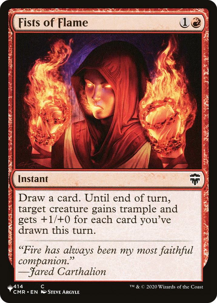 Fists of Flame [The List]