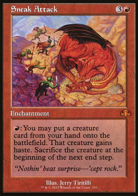 Sneak Attack (Retro) [Dominaria Remastered]