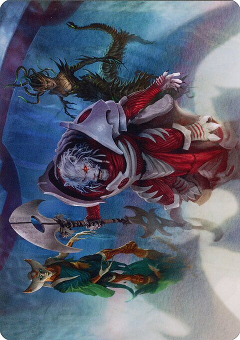 Norn's Decree Art Card (Gold-Stamped Signature) [Phyrexia: All Will Be One Art Series]