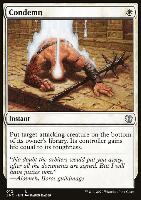 Condemn [Zendikar Rising Commander]