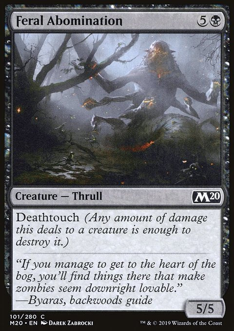 Feral Abomination [Core Set 2020]