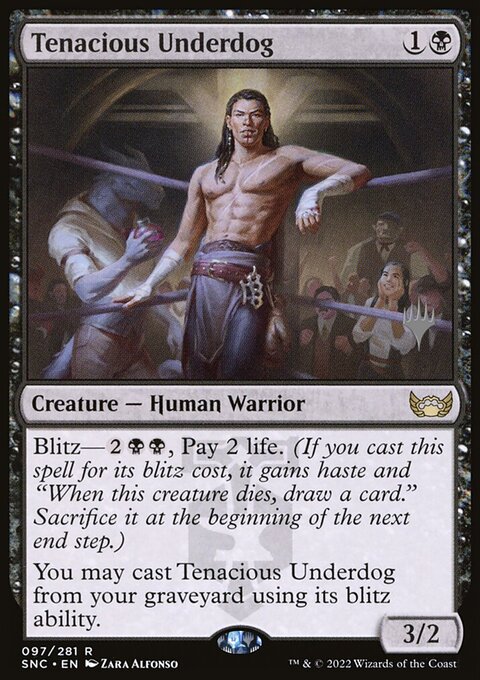 Tenacious Underdog (Promo Pack) [Streets of New Capenna Promos]