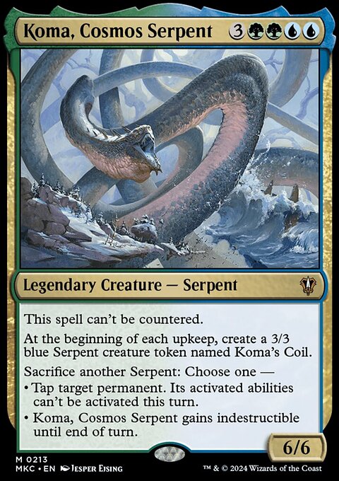 Koma, Cosmos Serpent [Murders at Karlov Manor Commander]