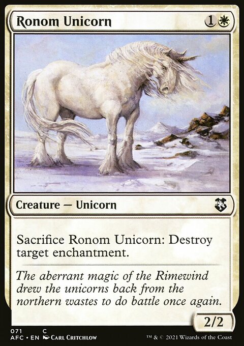 Ronom Unicorn [Dungeons & Dragons: Adventures in the Forgotten Realms Commander]