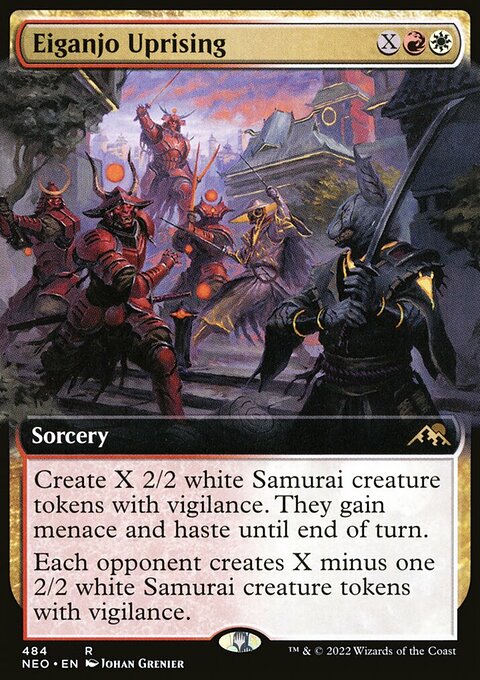 Eiganjo Uprising (Extended Art) [Kamigawa: Neon Dynasty]
