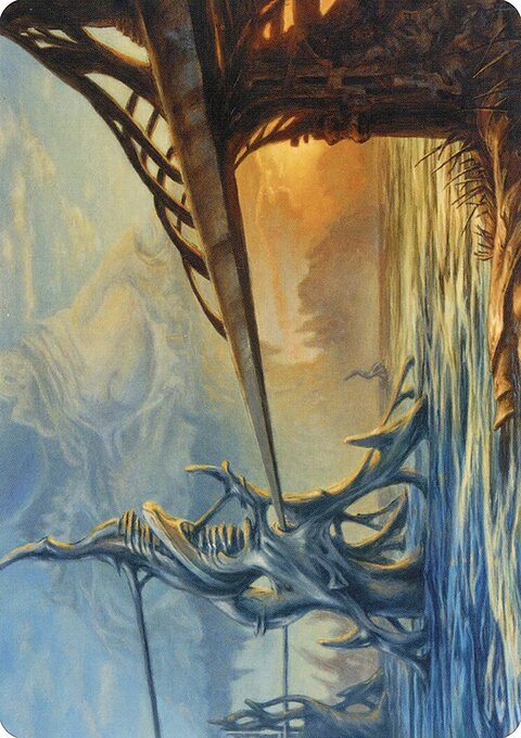 Razortide Bridge Art Card (Gold-Stamped Signature) [Modern Horizons 2 Art Series]