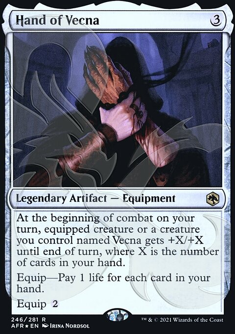 Hand of Vecna (Ampersand Promo) [Dungeons & Dragons: Adventures in the Forgotten Realms Promos]