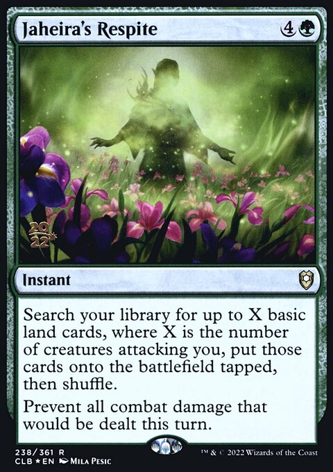 Jaheira's Respite [Commander Legends: Battle for Baldur's Gate Prerelease Promos]