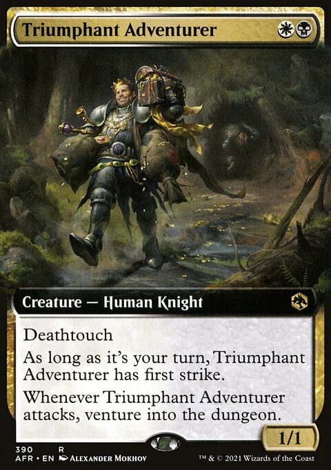 Triumphant Adventurer (Extended Art) [Dungeons & Dragons: Adventures in the Forgotten Realms]