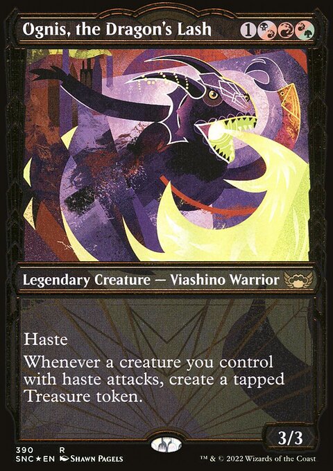 Ognis, the Dragon's Lash (Showcase Golden Age Gilded Foil) [Streets of New Capenna]