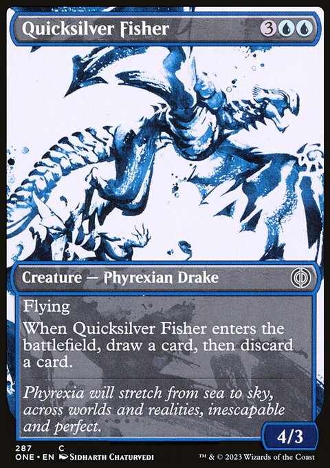Quicksilver Fisher (Showcase Ichor) [Phyrexia: All Will Be One]