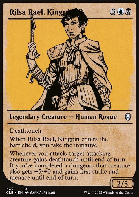 Rilsa Rael, Kingpin (Showcase) [Commander Legends: Battle for Baldur's Gate]