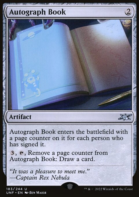 Autograph Book [Unfinity]