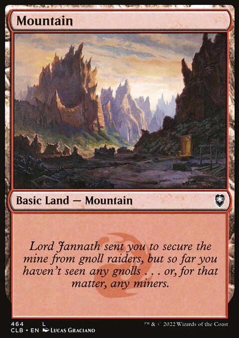 Mountain (464) [Commander Legends: Battle for Baldur's Gate]