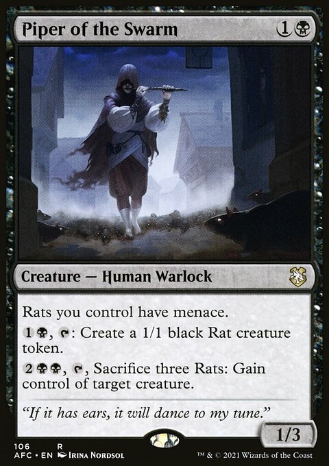 Piper of the Swarm [Dungeons & Dragons: Adventures in the Forgotten Realms Commander]