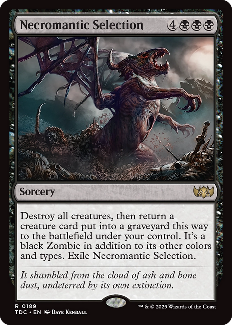 Necromantic Selection [Tarkir: Dragonstorm Commander]