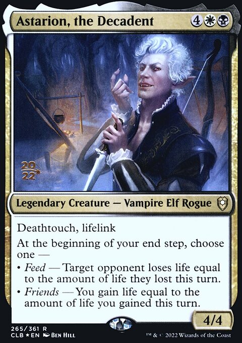 Astarion, the Decadent [Commander Legends: Battle for Baldur's Gate Prerelease Promos]